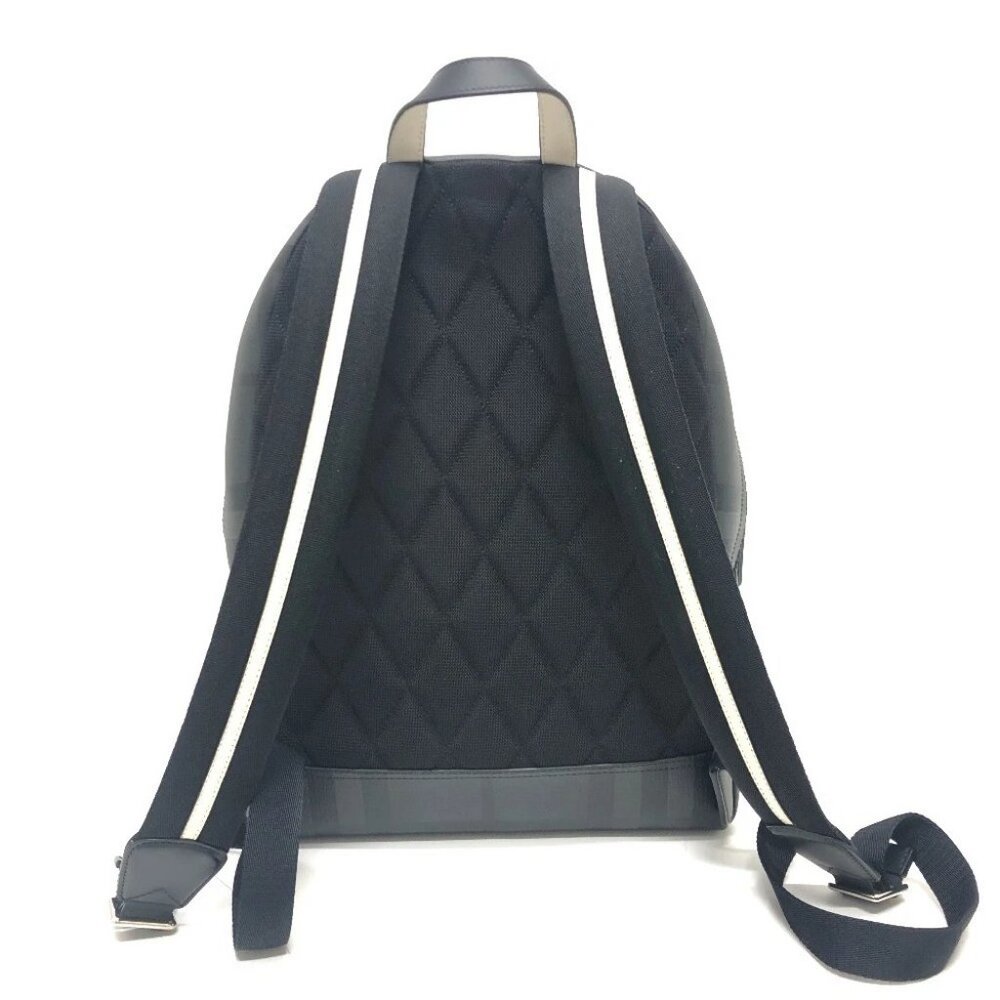 BURBERRY graphic Check Backpack Backpack PVC gray/Multicolore - Picture 7 of 16